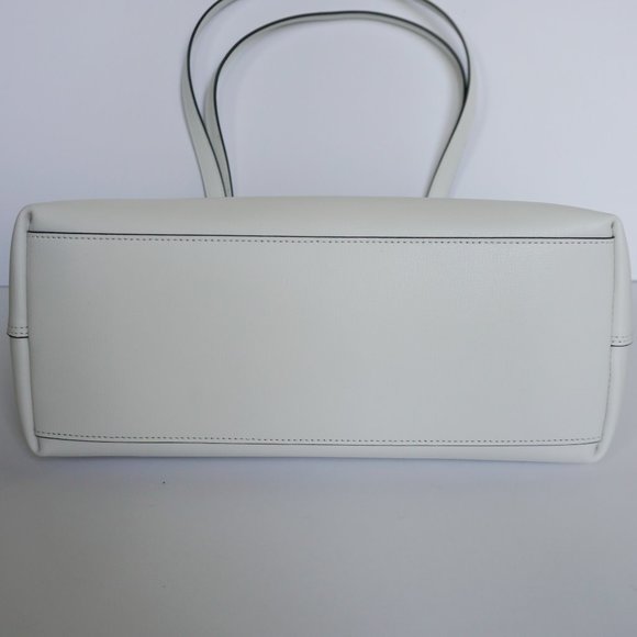 Kate Spade Patrice Large Leather Tote Optic White - Picture 6 of 12